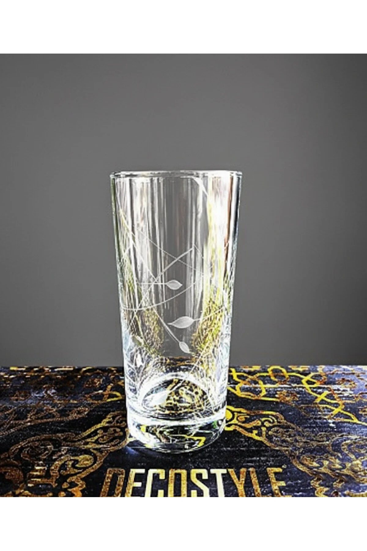 Soğuk Kesme Rakı Bardağı 6 Adet Premium Kesme Desenli Rakı Bardak Seti