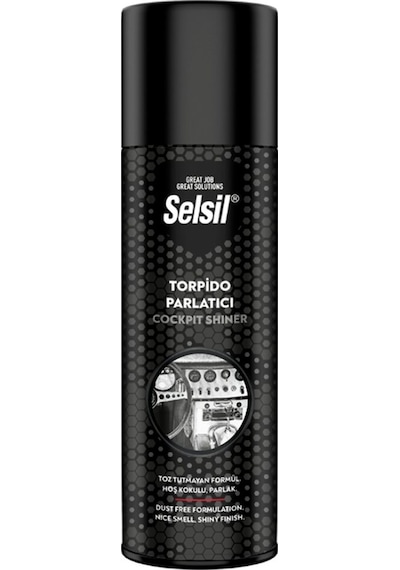 Selsil Oto - Araç Torpido Parlatıcı Sprey 200ml Hoş Kokulu - Parlak - Toz Tutmayan Formül Go-53-vice 05211