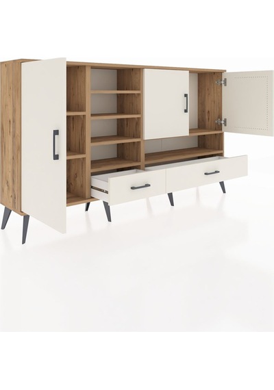Arges Konsol 8 Raflı 2 Çekmeceli 3 Kapaklı 176x30x99 Çam-aytaşı Aytası - Atlas Çam Arges Konsol 8 Raflı 2 Çekmeceli 3 Kapaklı 176x30x99 Çam-aytaşı Aytası - Atlas Çam