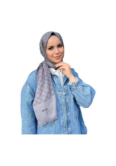 Aker Elegance Monogram Şal 1090100 001