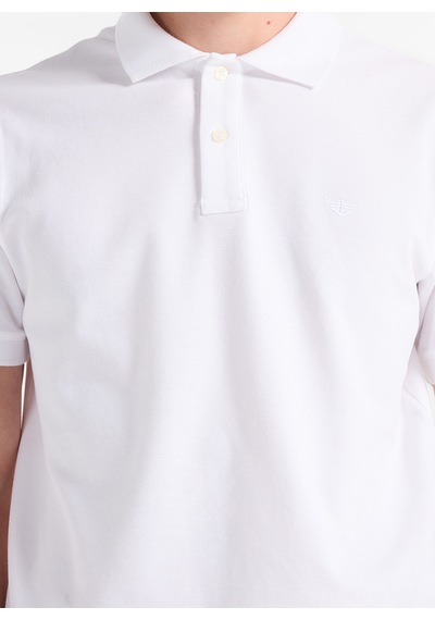 Dockers Kırık Beyaz Erkek %100 Pamuk Regular Fit Polo T-shirt D261002