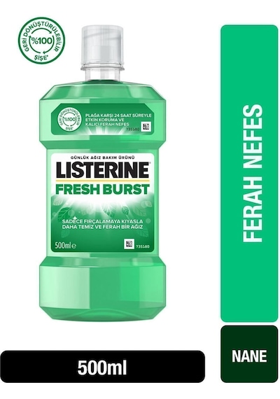 Listerine Fresh Burst Ağız Bakım Suyu 500 ML