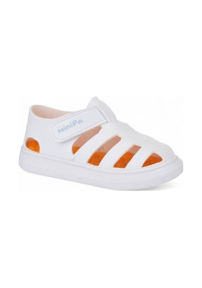 Minipa Ortopedik Ped Tabanlı Unisex Çocuk Sandalet Beyaz
