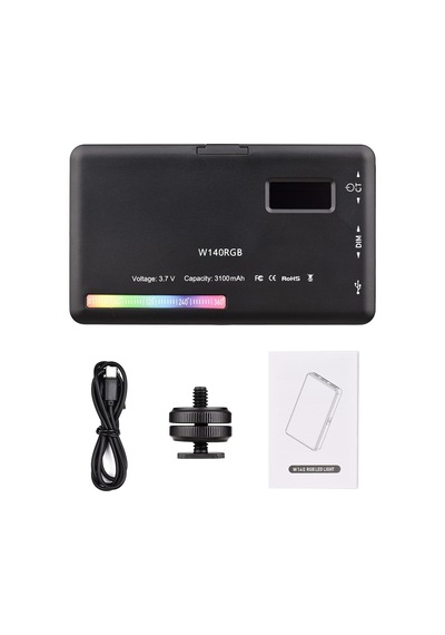 Deyatech W140 2500K-9000K RGB Led Şarj Edilebilir Işık
