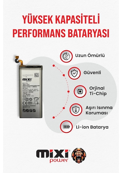 Samsung Galaxy Note 8 Uyumlu Tam Kapasite Batarya