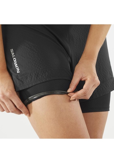 Salomon Sense Aero 2ın1 Short W 27412 Siyah