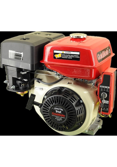 Goldmoto Gm270E Benzinli Motor 9 Hp Marşlı Krank Mili Kamalı