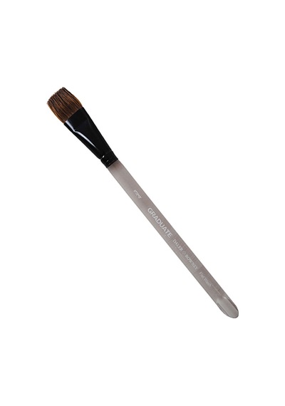 Daler Rowney Graduate Düz Uçlu Kısa Saplı Pony Fırça No 3/4