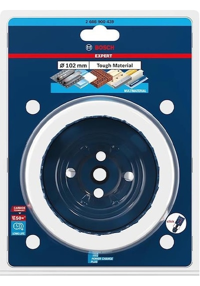 Bosch 102 Mm Expert Sert Malzemeler İçin Panç 2608900439