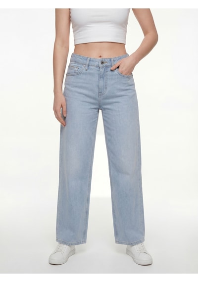 LOFT Bella Regular Fit Kadın Pantolon Lf2042524 Q1.v1 Denim