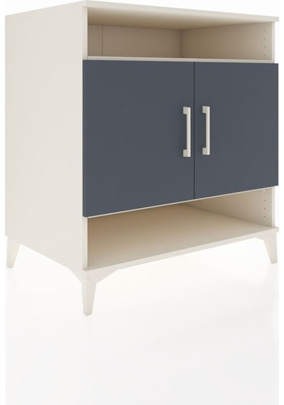 Kronos Şifonyer 3 Raflı 2 Kapaklı 88x59x96 Aytaşı-antrasit Aytaşı