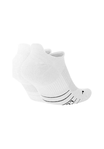 Nike Multiplier Unisex 2'li No Show Antrenman Çorabı Beyaz Siyah