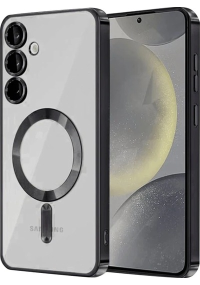 Newface Samsung Uyumlu Galaxy S23 Plus Kılıf Kross Magneticsafe Kapak Siyah