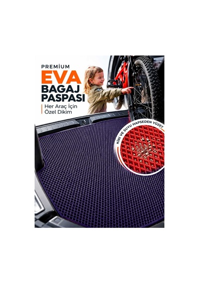 Citroen C3 Picasso 2009-2017 Uyumlu Eva Bagaj Paspası Araca Özel Lacivert