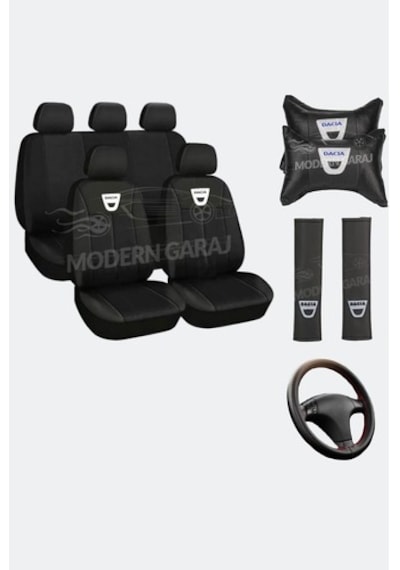 Dacia Sandero Oto Koltuk Kılıfı Boyun Yastığı Kemer Konforu (516781986)