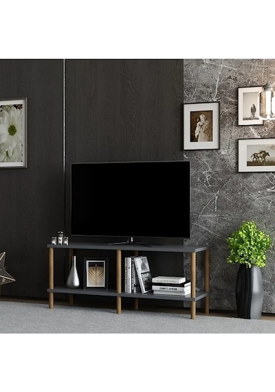 Tv Sehpası Şota Antrasit 90 Cm