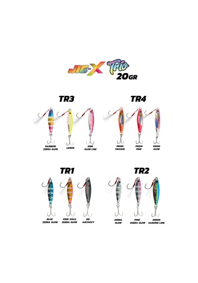 Fujin Jig-x Trio 3lü Micro Jig 20gr Renk: Tr3