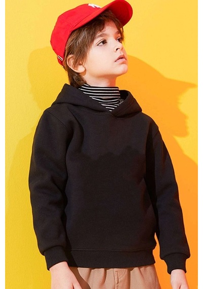 Uyguntarz Çocuk Yıldırım Baskılı Sweatshirt Siyah