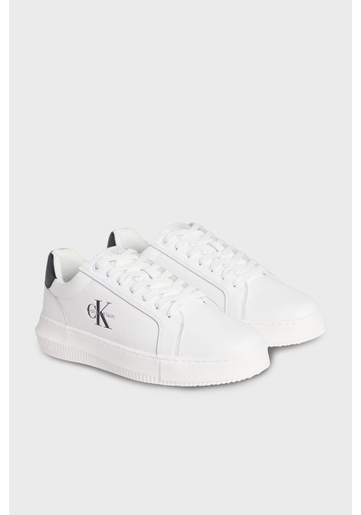 Calvin Klein Erkek Ayakkabı Ym0ym01317 0ld Beyaz-siyah Beyaz-siyah