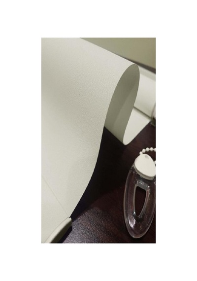 Beyaz Stor Düz Modern Güneşlik Perde Etek Dilimli 1.kalite Kumaş