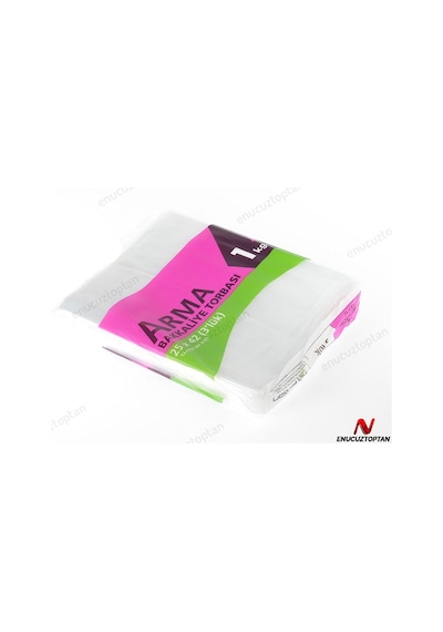 Arma Şeffaf Bakkaliye Torbası Poşeti 3'Lük 25 X 42