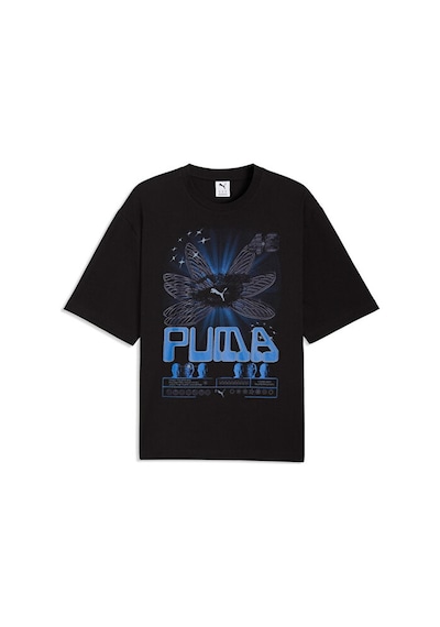 Puma Graphic Tee Erkek Günlük Tişört 63444301 Siyah Siyah