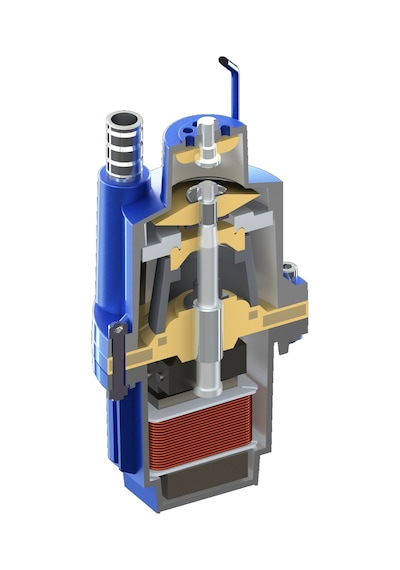 Atlas Adpu-3-1 Elektromanyetik Dalgıç Pompa 3/4" 10 Metre Kablol