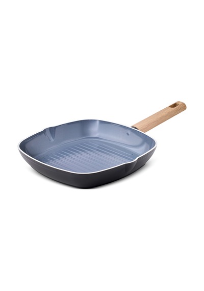 Aryıldız 28 Cm Eco Seramik Grill Tava Siyah