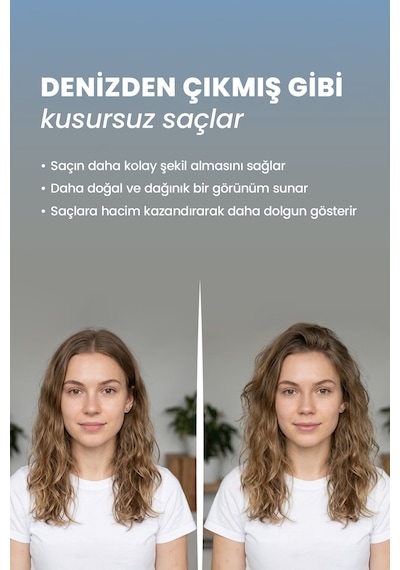 Hacim Ve Dolgunluk Veren Deniz Tuzu Saç Spreyi 200 ML