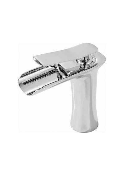 Edge Kısa Lavabo Bataryası Parlak Krom