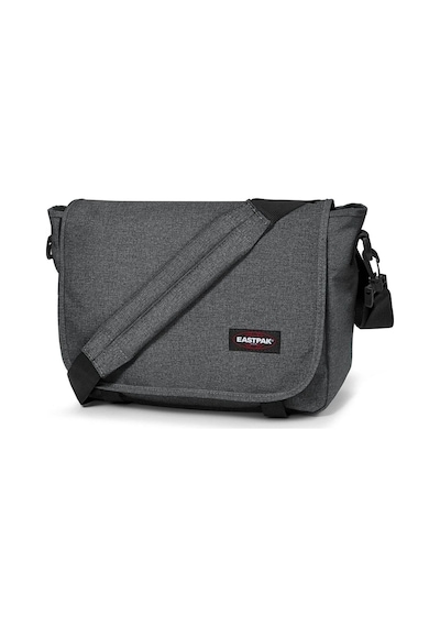 Eastpak Unisex Postacı Çantası Antrasit Omuz Askılı Çapraz Çanta Geniş Bölmeli Günlük Okul Çantası Siyah