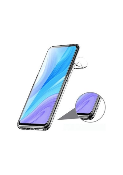 Huawei P Smart Pro 2019 İle Uyumlu Kılıf Şeffaf Esnek Silikon Telefon Kılıfı Kapak