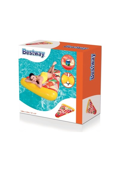 Deniz Yatağı Pizza Dilimi Yatak 188x130 Cm Bestway - 44038 Lisinya Çok Renkli