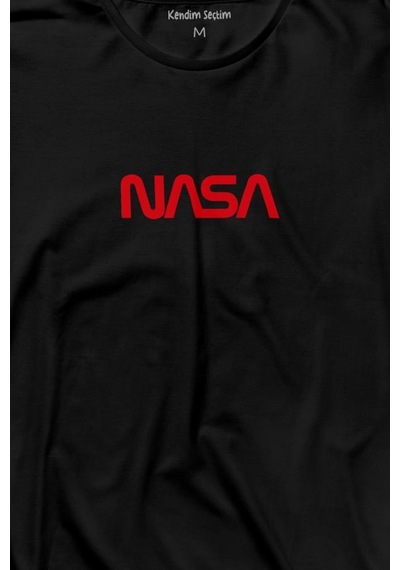 Nasa Wom Göğüs Logo Ulusal Havacılık Ve Uzay Abd Uzun Kollu Tişört Baskılı T-shirt 001