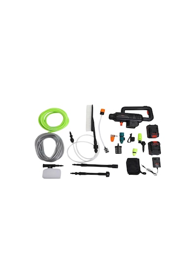 Okaoda 4820 Fırçasız Motor Çift Pil Şarjlı Yüksek Basınç Oto Araba Yıkama Ve Bahçe Temiz Makinesi 90 Bar