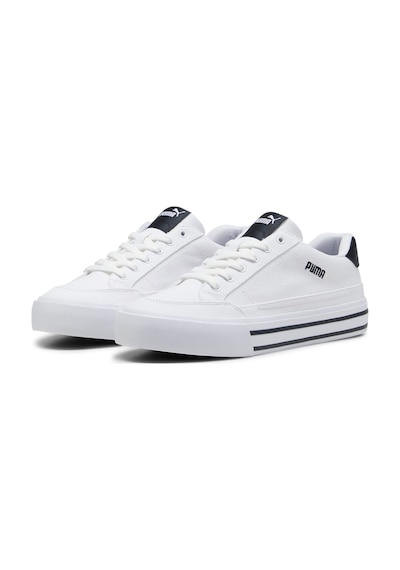 Puma Unisex Court Classic Vulc Spor Ayakkabısı 395020 02 Beyaz