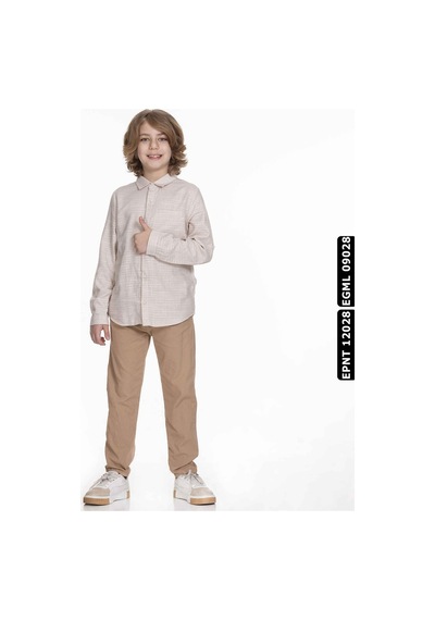 Xo Kids Erkek Navy Pantolon 8-14 Yaş 64718 Epnt12028 Camel 001