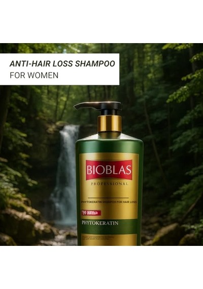 Bioblas Phytokeratin Şampuan Saç Dökülmesine Karşı, Onarıcı & Güçlendirici Etki, Bitkisel Keratin İçerikli, 1000 Ml