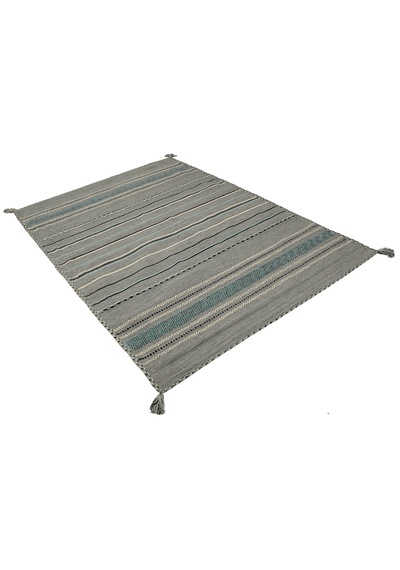 My Home Halı Trb-03 Iskandinav Pamuk Kilim El Dokuma Açık Gri Gri