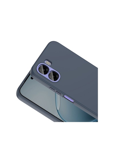 Maks Technology Oppo A6x Uyumlu Kılıf Mkst Mara Lansman Kapak - Lacivert