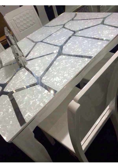 Sedef Kaplama Beyaz İnci 35 Cm 160 Cm Boyutlarında 1 Adet - Beyaz Boyut
