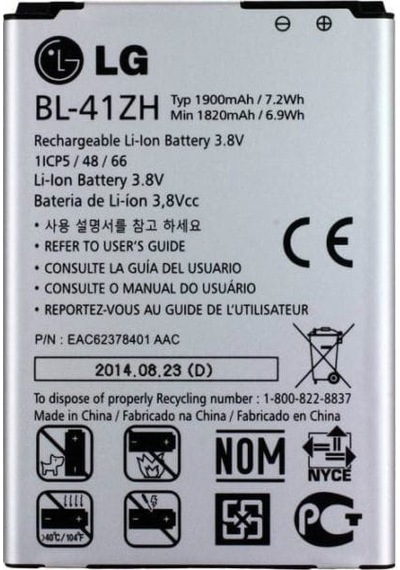 LG Uyumlu L Fino / Leon Batarya Pil D290 Bl-41Zh
