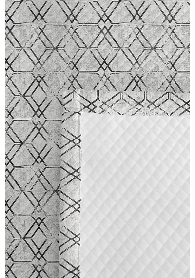 Gri Geometrik Genç Odası Tek Kişilik Pike Takımı - Antrasit Minimal 160x220 Cm Kapitone Yatak Örtüsü Mahmur Amber Perdesi Gri Geometrik Genç Odası Tek Kişilik Pike Takımı - Antrasit Minimal 160x220 Cm Kapitone Yatak Örtüsü Mahmur Amber Perdesi