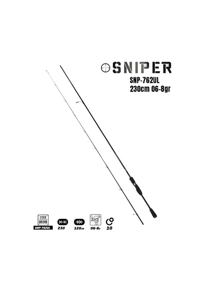 Sniper 230 Cm 06-8 Gr Ultra Light Lrf Kamış 230 Cm