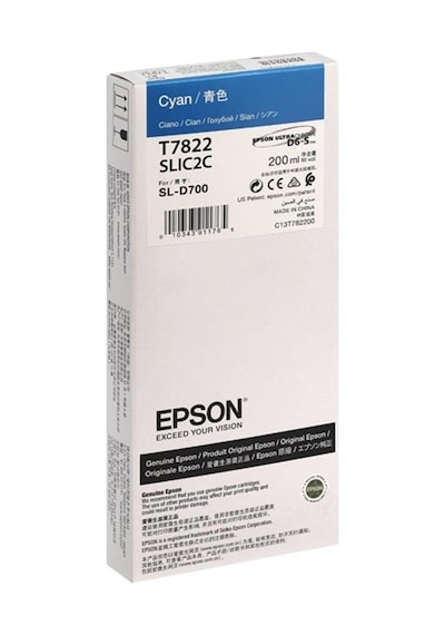 Epson Surelab Sl-d700 Cyan Mürekkep C13t78220n Diğer