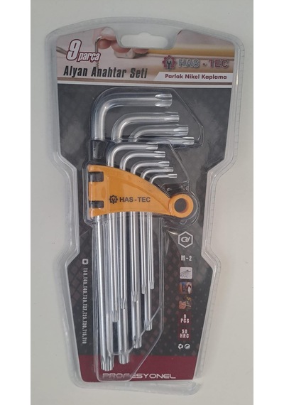 Has-tec 9 Lu Yıldız Tork Alyan Seti