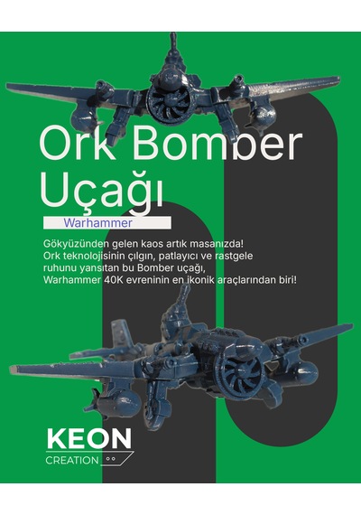Warhammer 40k Ork Bomber Uçağı
