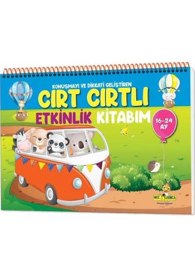 Yükselen Zeka Cırt Cırtlı Etkinlik Kitabım 16-24 Ay ve 2-4 Yaş
