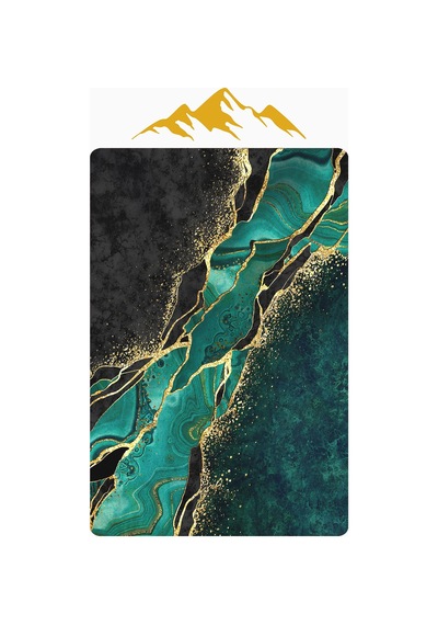 Modern Desenli Dijital Baskı Kaymaz Taban Halı H0137 Renkli