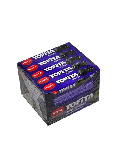 Tofita Şeker 47 Gr 20'li Paket Böğürtlen Aromalı 6'li Paket